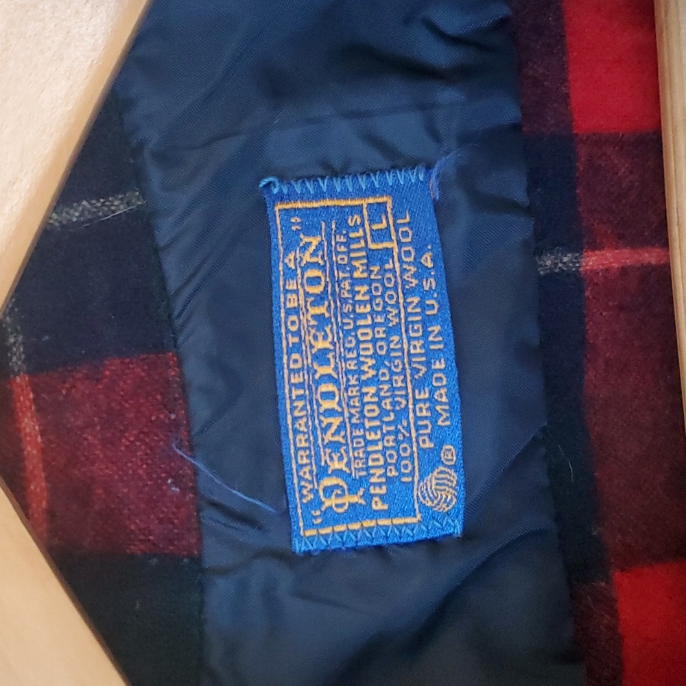 Pendleton Virgin Wool Flannel Button-Up Shirt - image 2